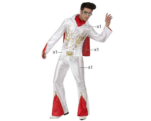 Disfraz estrella rock Elvis adulto