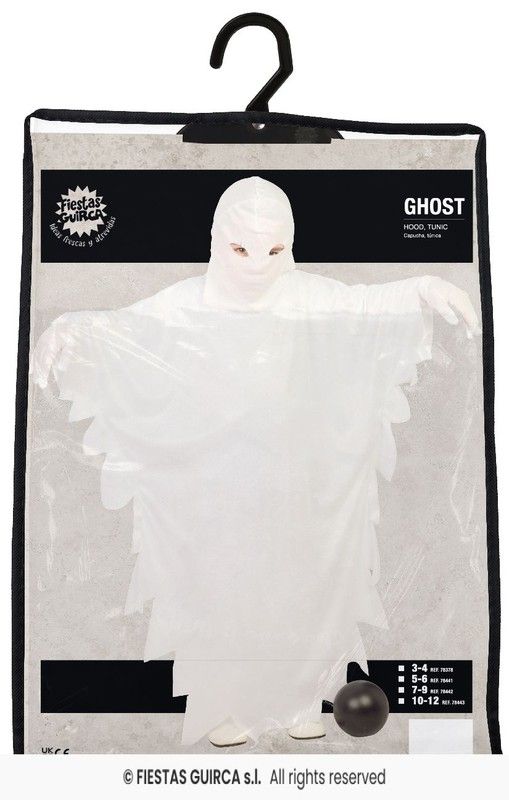 Disfraz Fantasma blanco infantil