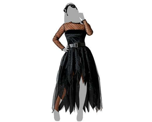 Disfraz Fantasma Negro Adulta