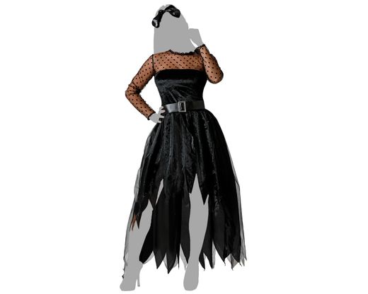 Disfraz Fantasma Negro Adulta