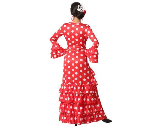 Disfraz flamenca rojo adulta