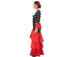 Disfraz flamenca rojo adulto