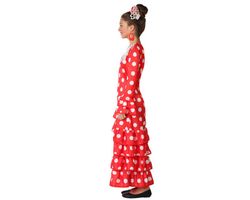 Disfraz flamenca rojo infantil