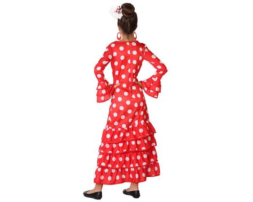 Disfraz flamenca rojo infantil