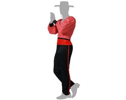 Disfraz flamenco rojo adulto