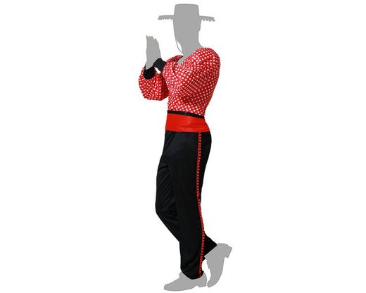 Disfraz flamenco rojo adulto