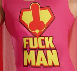 Disfraz Fuckman hero adulto
