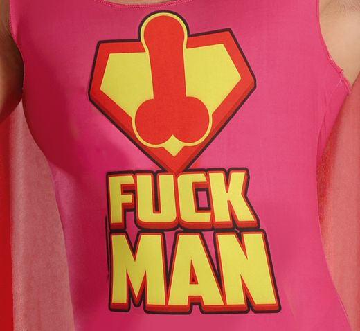 Disfraz Fuckman hero adulto