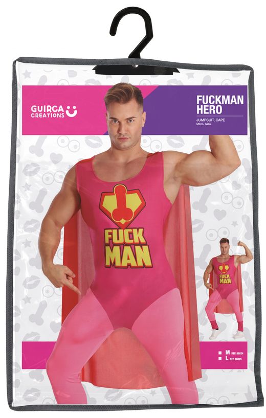 Disfraz Fuckman hero adulto