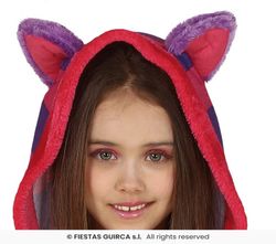 Disfraz Gato lila alicia en el pais de las maravillas infantil