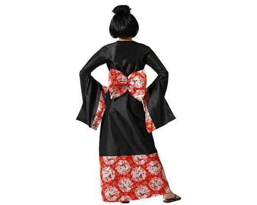 Disfraz geisha negro adulta