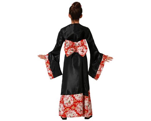 Disfraz geisha negro infantil