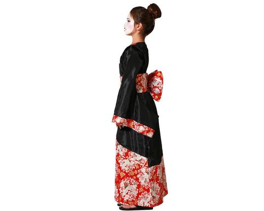Disfraz geisha negro infantil