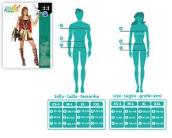 Disfraz gladiadora adulta