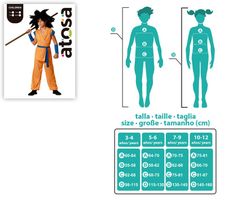Disfraz  Goku Manga Infantil