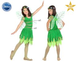 Disfraz hada verde campanilla infantil