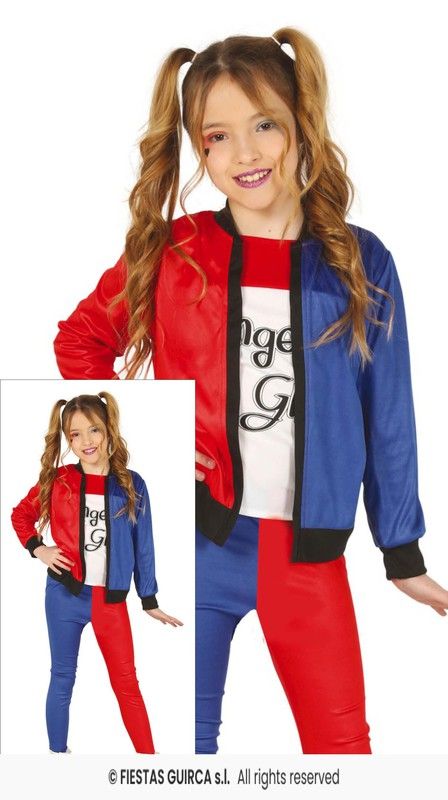Disfraz infantil de harley queen