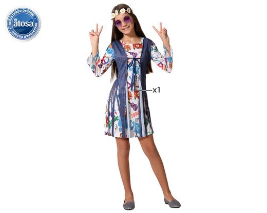 Disfraz hippie  infantil