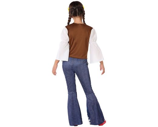 Disfraz Hippie niña infantil