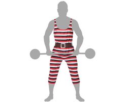 Disfraz hombre forzudo