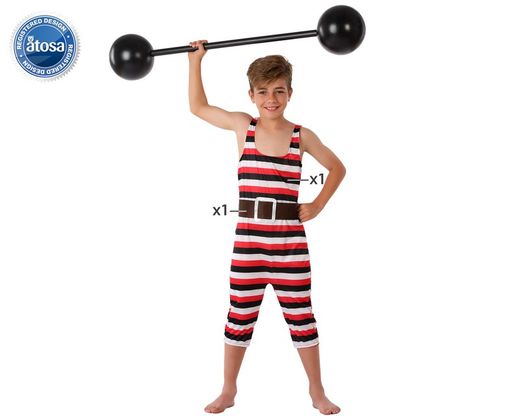 Disfraz hombre forzudo infantil