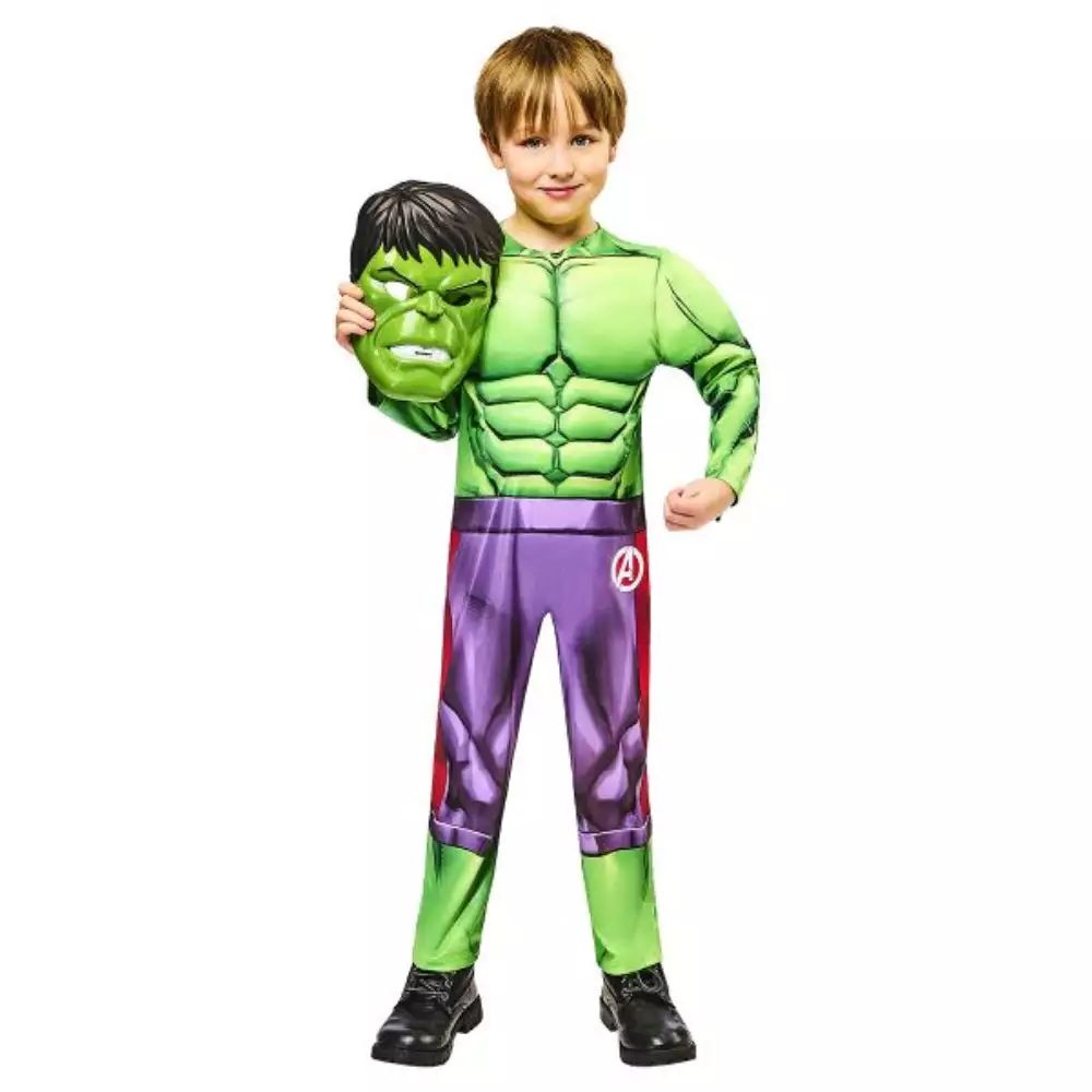 Disfraz Hulk Black line infantil ( licencia oficial) 3-4 años