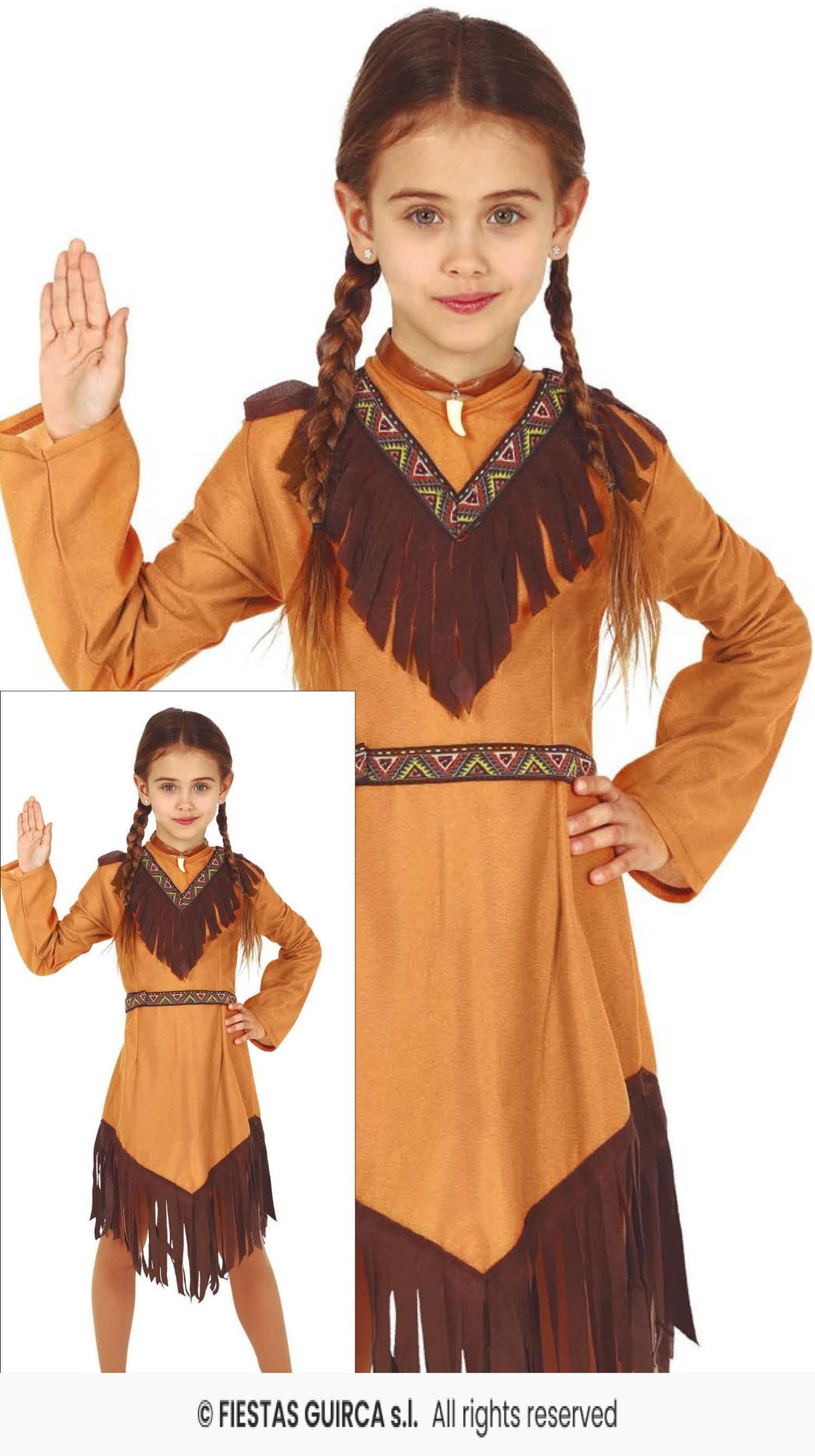 Disfraz India Apache infantil 10-12 años