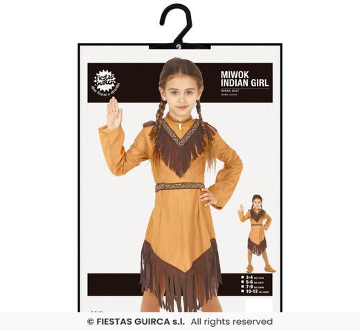 Disfraz India Apache infantil