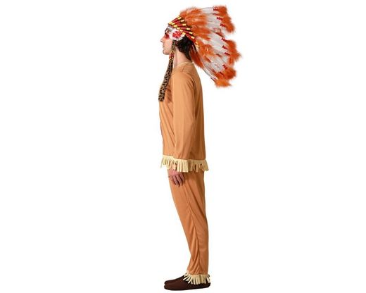 Disfraz indio apache adulto marron