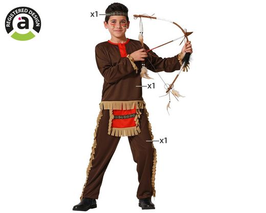 Disfraz Indio Rojo Infantil
