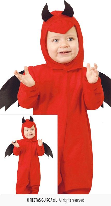 Disfraz infantil de diablillo bebé