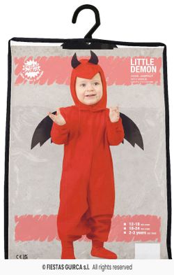 Disfraz infantil de diablillo bebé
