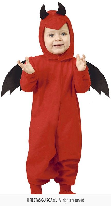 Disfraz infantil de diablillo bebé