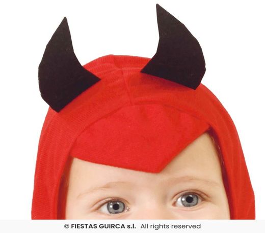 Disfraz infantil de diablillo bebé