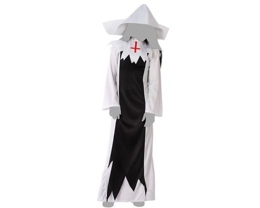 Disfraz infantil de monja muerta
