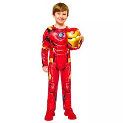 Disfraz Iron Man Black Line infantil (licencia oficial)