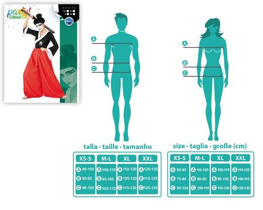 Disfraz japones mujer