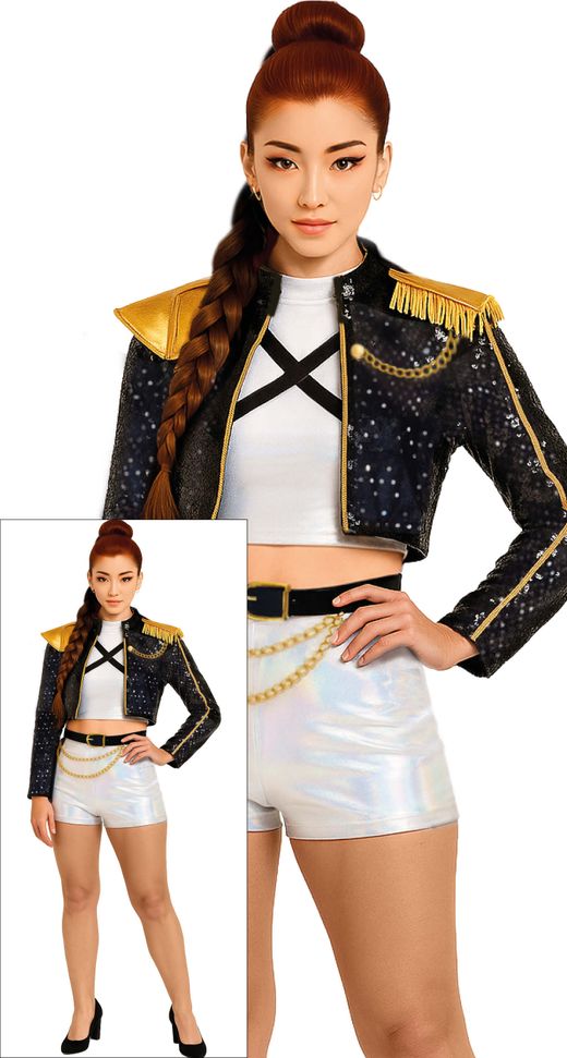 Disfraz K-POP Rumi Golden adulta