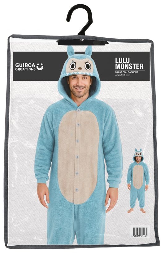 Disfraz Lulu monster pyjama azul  (la bubu)