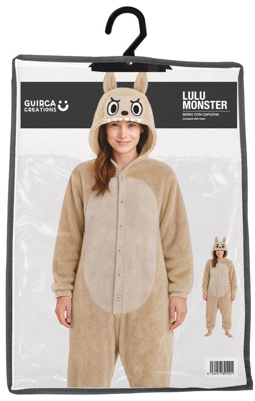 Disfraz Lulu monster pyjama beig (la bubu)