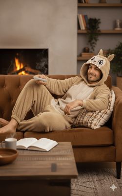 Disfraz Lulu monster pyjama beige (la bubu)