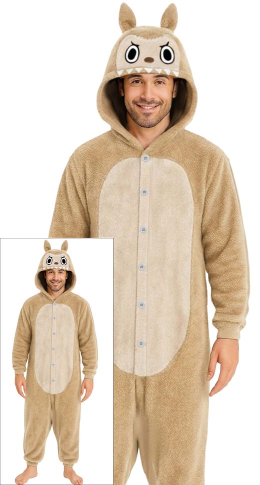 Disfraz Lulu monster pyjama beige (la bubu)