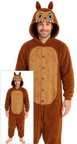 Disfraz Lulu monster pyjama marrón (la bubu)