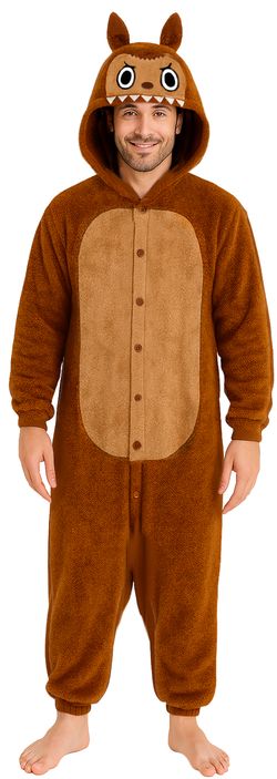 Disfraz Lulu monster pyjama marrón (la bubu)