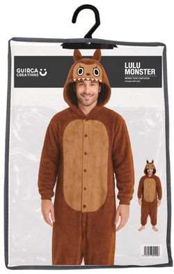 Disfraz Lulu monster pyjama marrón (la bubu)