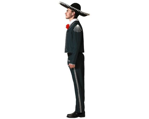 Disfraz mariachi negro hombre