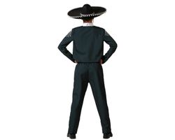 Disfraz mariachi negro hombre