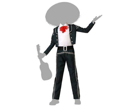 Disfraz mariachi negro infantil