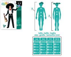 Disfraz mariachi negro infantil