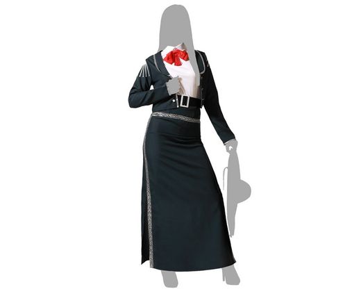 Disfraz mariachi negro mujer